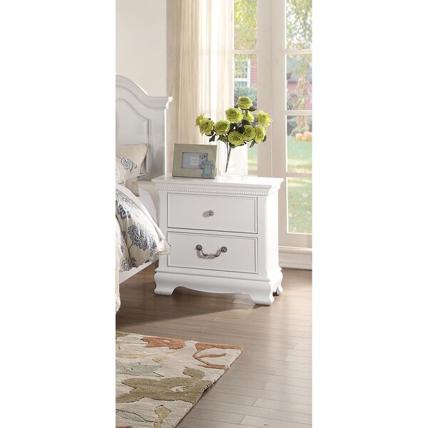 Made4Mattress 24 x 15.75 x 23.75 in. Lucida Night Stand - White MA1360849 - main